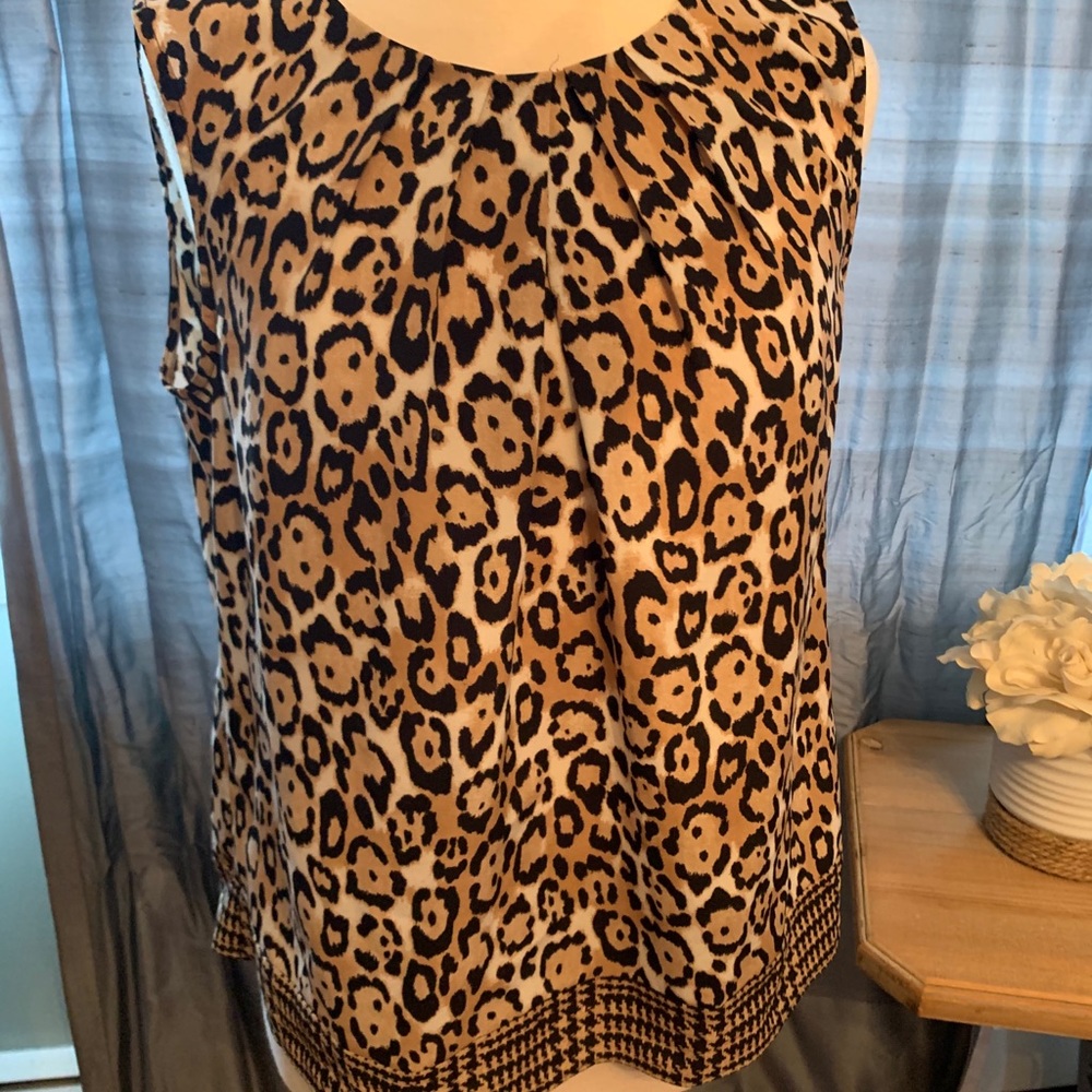 Cheetah tank top